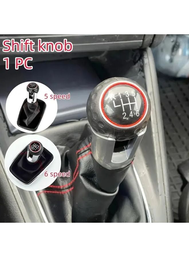 Silvery 5 Speed Gear Shift Knob Lever Shifter Boot For Volkswagen Golf 4 MK4 GTI R32 Bora Jetta 1999 2004 - Image 4